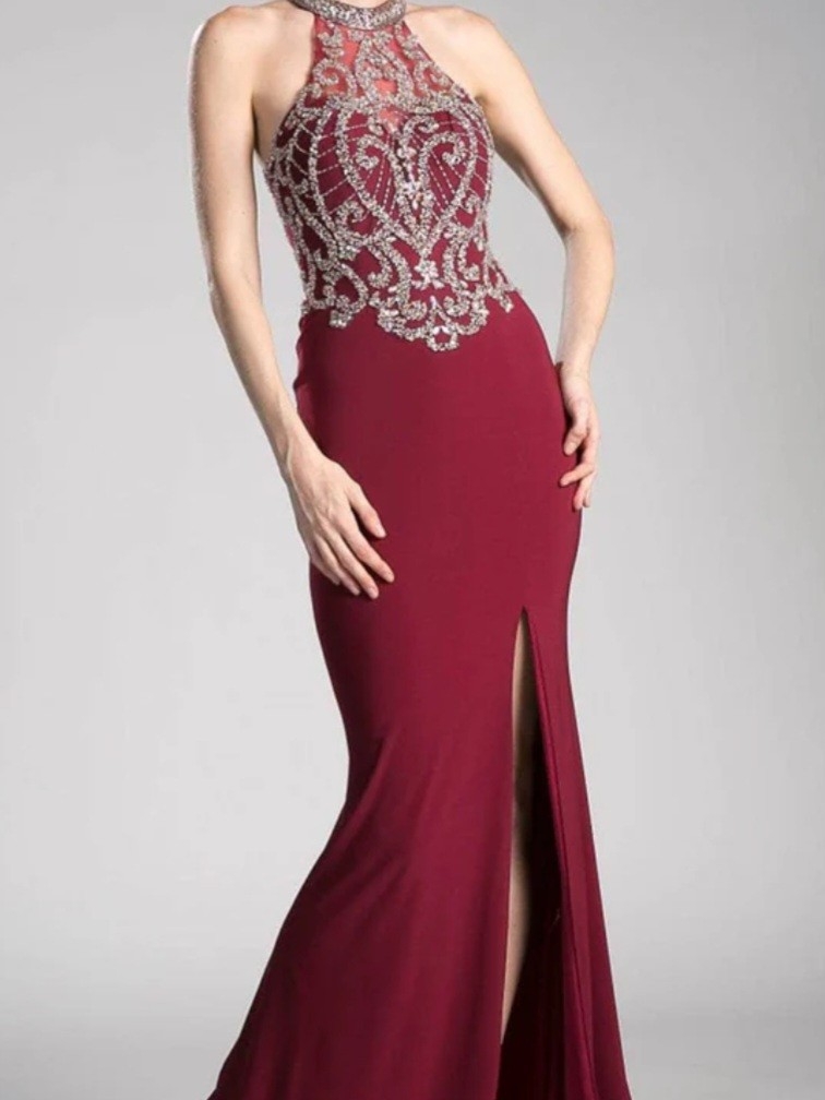 Splash Fuchsia Sequin-Accented Dress